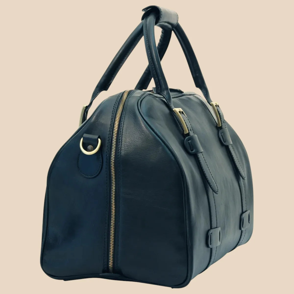 Cowhide Leather Duffel Bag - Image 22 | Bufalo d'Oro