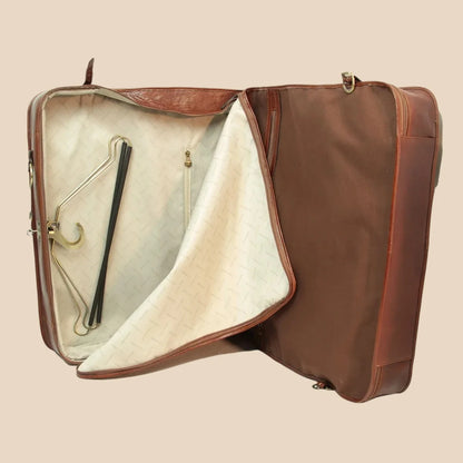 Full Grain Leather Garment Bag - Image 1 | Bufalo d'Oro