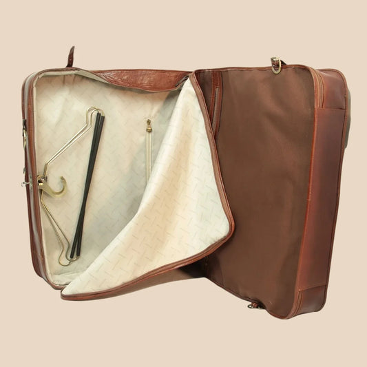 Full Grain Leather Garment Bag - Image 1 | Bufalo d'Oro