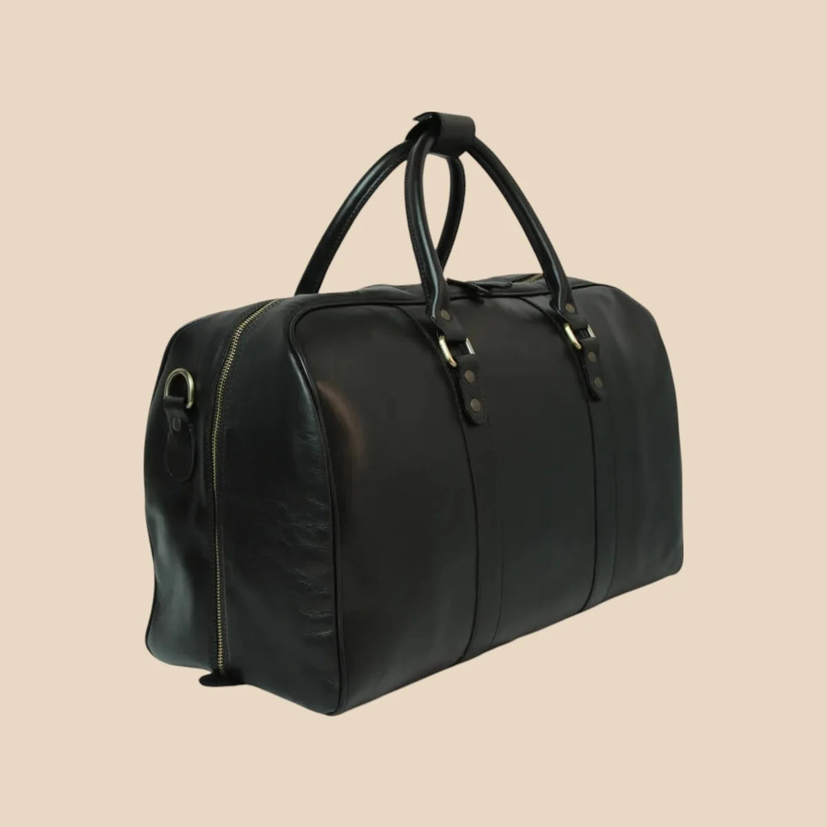 Large Full-Grain Leather Travel Bag - Image 30 | Bufalo d'Oro